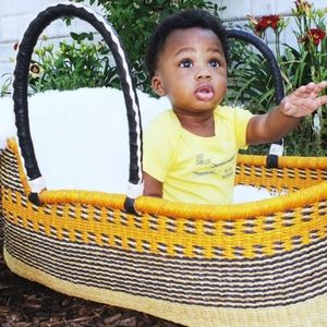 Stunning Handwoven Moses Basket
